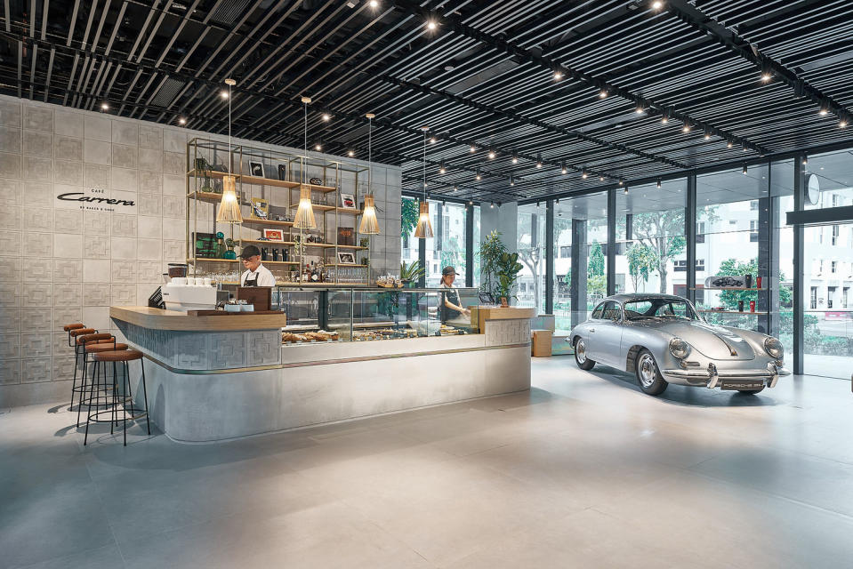 cafe carrera by baker & cook at the porsche studio singapore