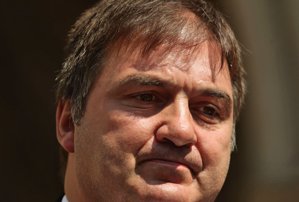 <em>Threat – Barry George said he had a gun put to his head and was told “watch your back” after being acquitted of Jill Dando’s murder (Picture: Getty)</em>