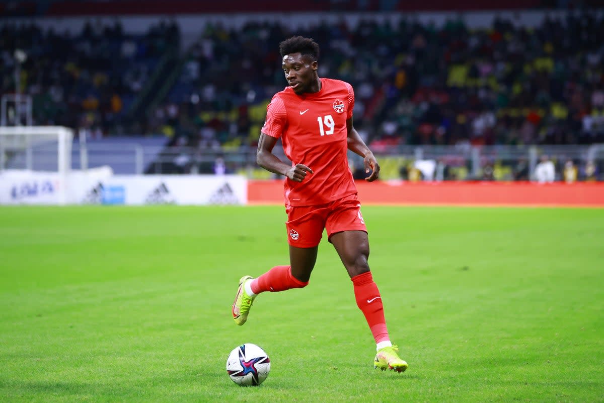 Alphonso Davies was born in a Ghanaian refugee camp and has climbed to spearhead Canada’s first World Cup appearance since 1986  (Getty Images)