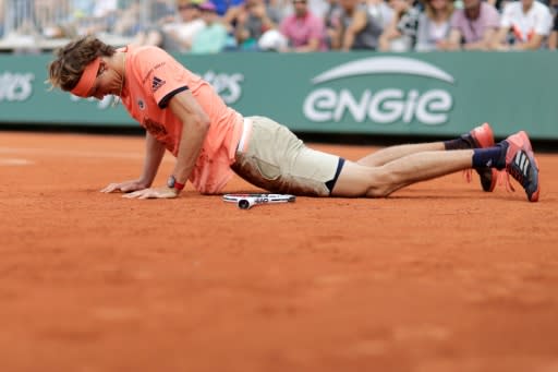 Zverev's Grand Slam woes looked set to continue, but the young German fought back to beat Lajovic in five sets