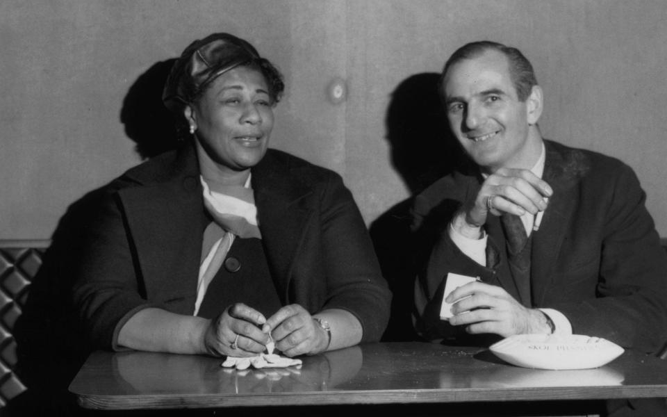 Ella Fitzgerald and Ronnie Scott in 1963 - getty