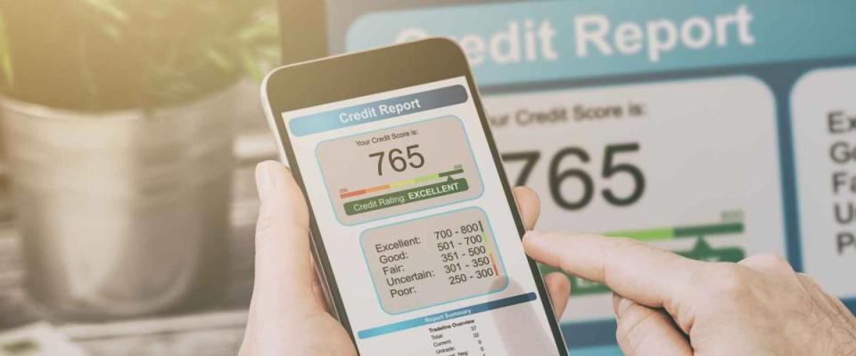 report credit score banking application risk form document