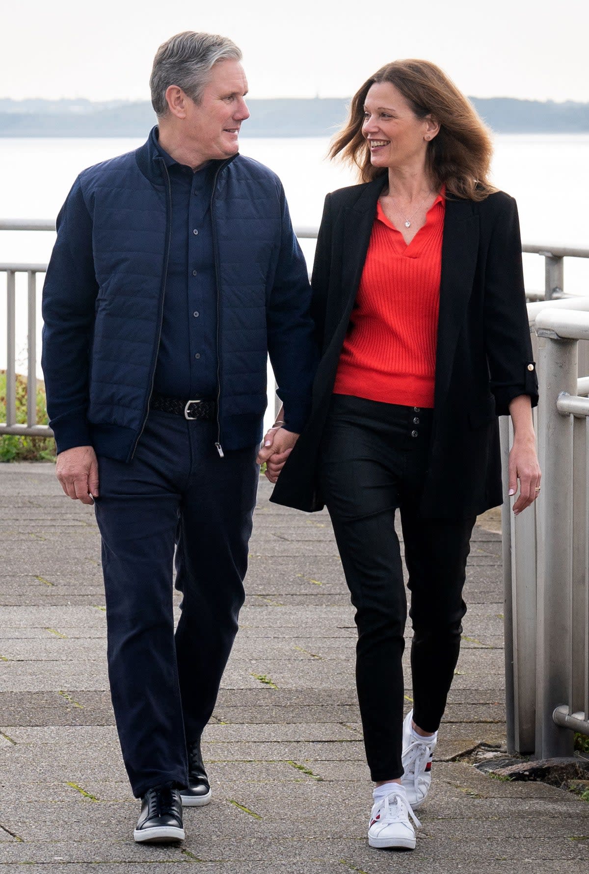 Keir and Victoria Starmer (POOL/AFP via Getty Images)