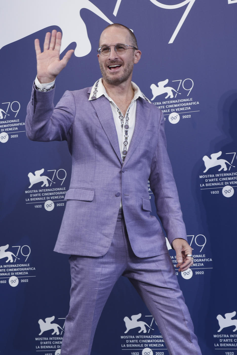 Director Darren Aronofsky poses for photographers at the photo call for the film 'The Whale' during the 79th edition of the Venice Film Festival in Venice, Italy, Sunday, Sept. 4, 2022. (Photo by Joel C Ryan/Invision/AP)