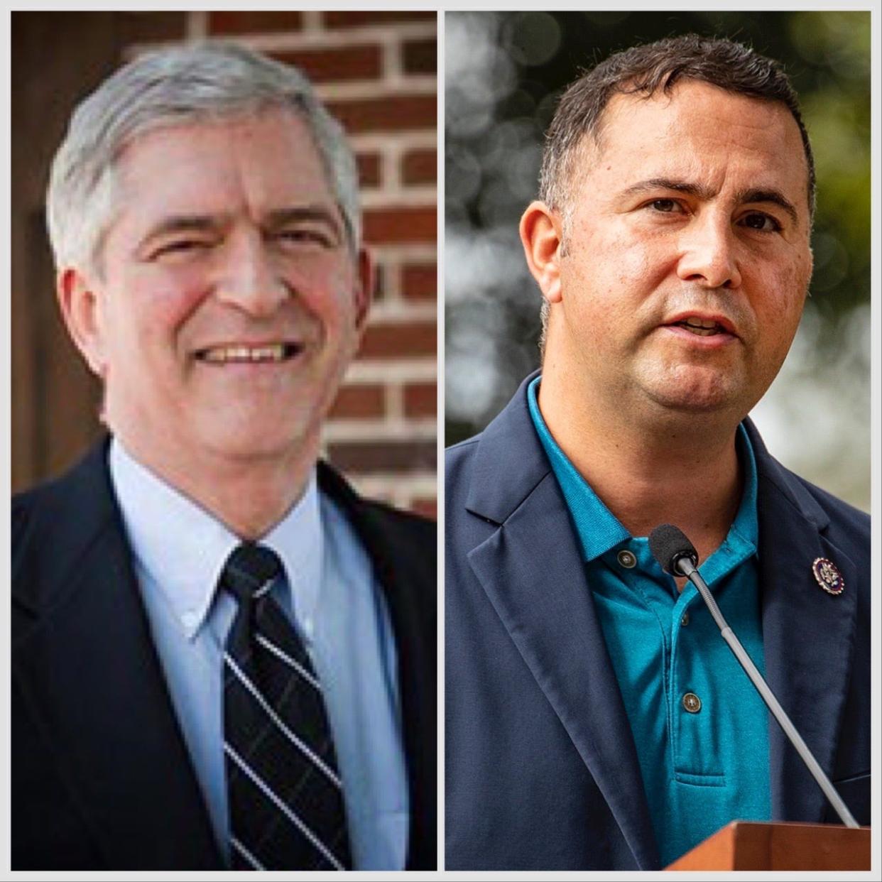 U.S. Reps. Dan Webster, left, and Darren Soto, right, whose districts include parts of Polk County, have attracted several challengers for next year's election.