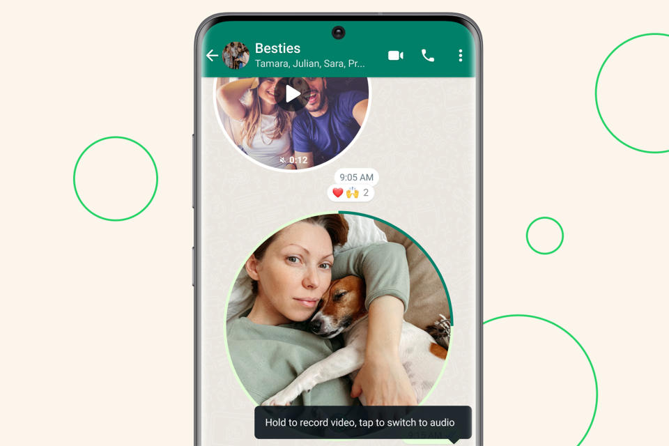 Whatsapp video message