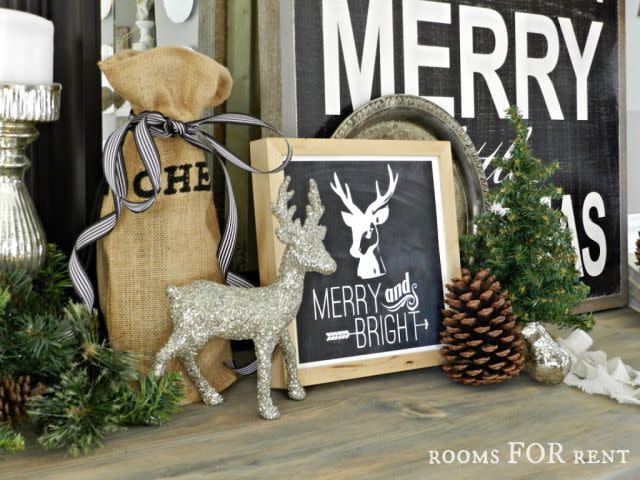 Printable 'Merry and Bright' Artwork