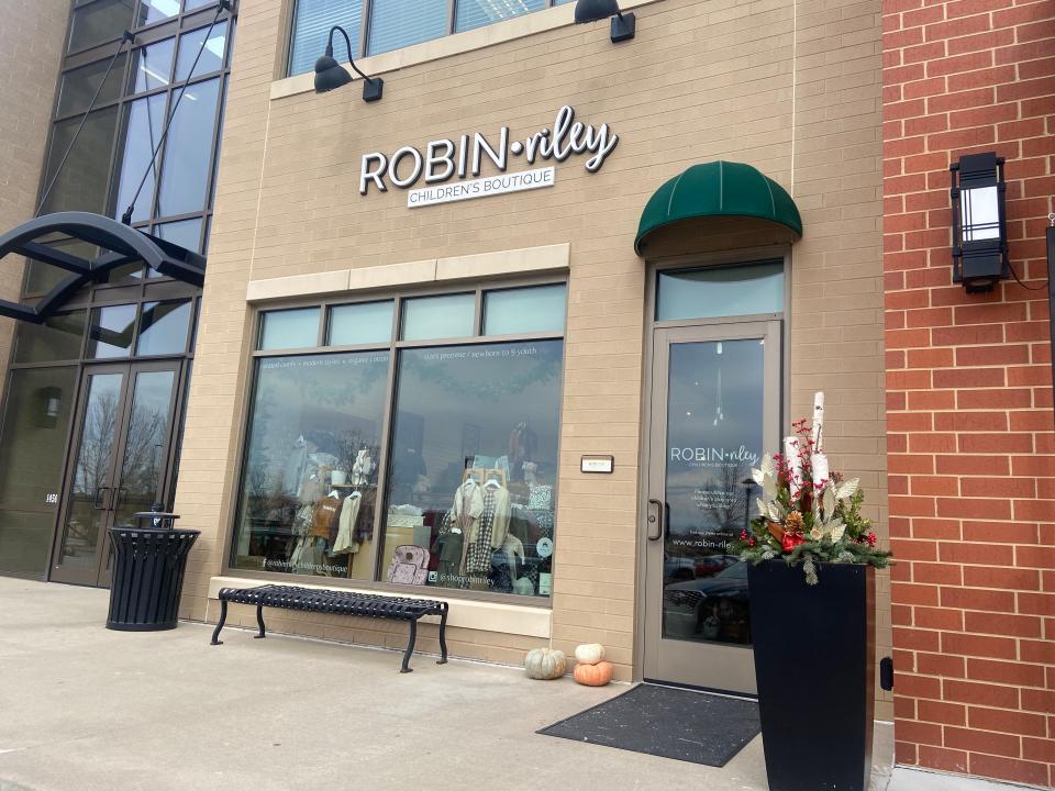 Find clothes for babies, toddlers and young children at Robin Riley in the District at Prairie Trail in Ankeny.