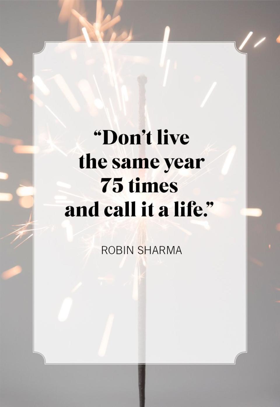 new years quotes robin sharma