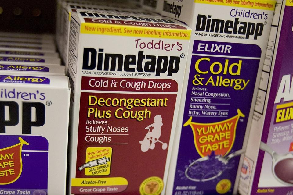 <strong>Brand names:</strong> Alavert, Claritin, Dimetapp ND.<br /><br /><strong>What it&rsquo;s used to treat:</strong> Allergies.<br /><br /><strong>Potential side effects:</strong>&nbsp;<a href="https://medlineplus.gov/druginfo/meds/a697038.html#side-effects" data-cke-saved-href="https://medlineplus.gov/druginfo/meds/a697038.html#side-effects">Headache; dry mouth</a>; nosebleed; sore throat; mouth sores; insomnia; nervousness; weakness; stomach pain; diarrhea; red or itchy eyes. More serious side effects include: Rash; hives; itching; swelling of the eyes, face, lips, throat, tongue, hands, arms, feet, ankles or lower legs; hoarseness; difficulty breathing or swallowing; wheezing.