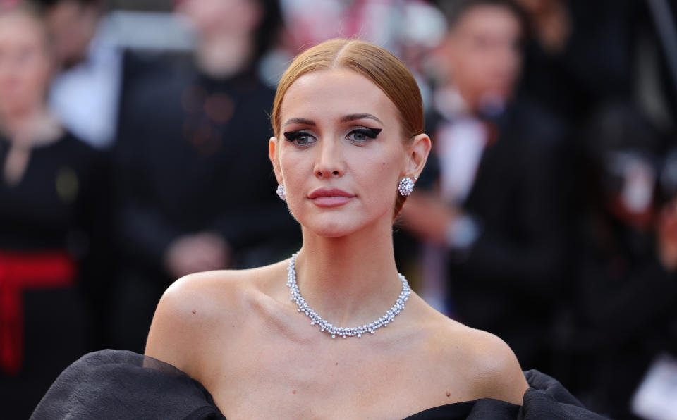 CANNES, FRANCE - MAY 21: Ashlee Simpson attends the 