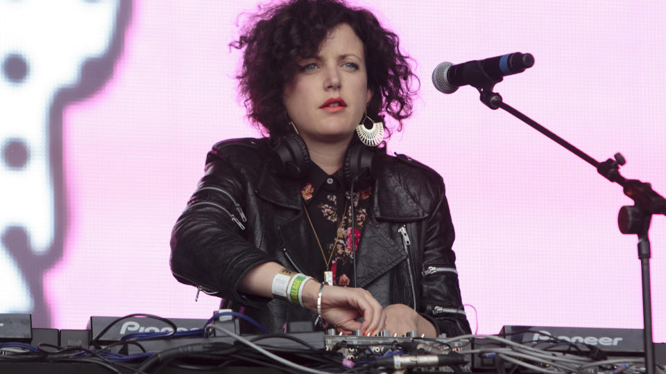  Annie Mac performs on stage during Park Life Festival at Platt Fields Park on June 10, 2012 in Manchester, United Kingdom. 