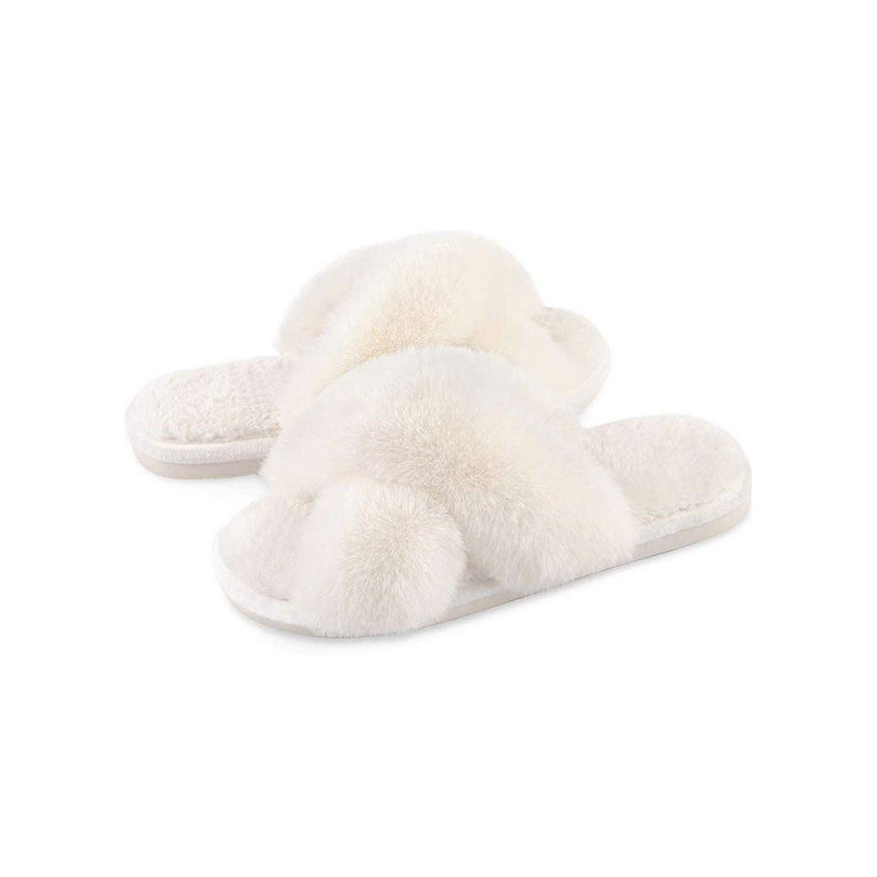 Parlovable Cross Band Slippers Bridal Slippers