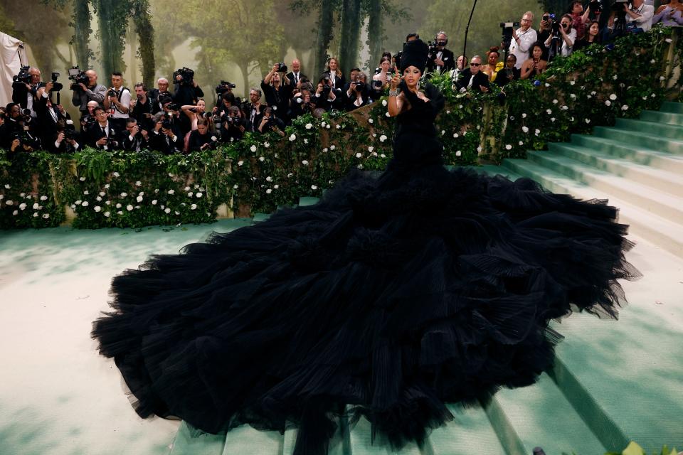 <h1 class="title">The 2024 Met Gala Celebrating "Sleeping Beauties: Reawakening Fashion" - Arrivals</h1><cite class="credit">Taylor Hill/Getty Images</cite>