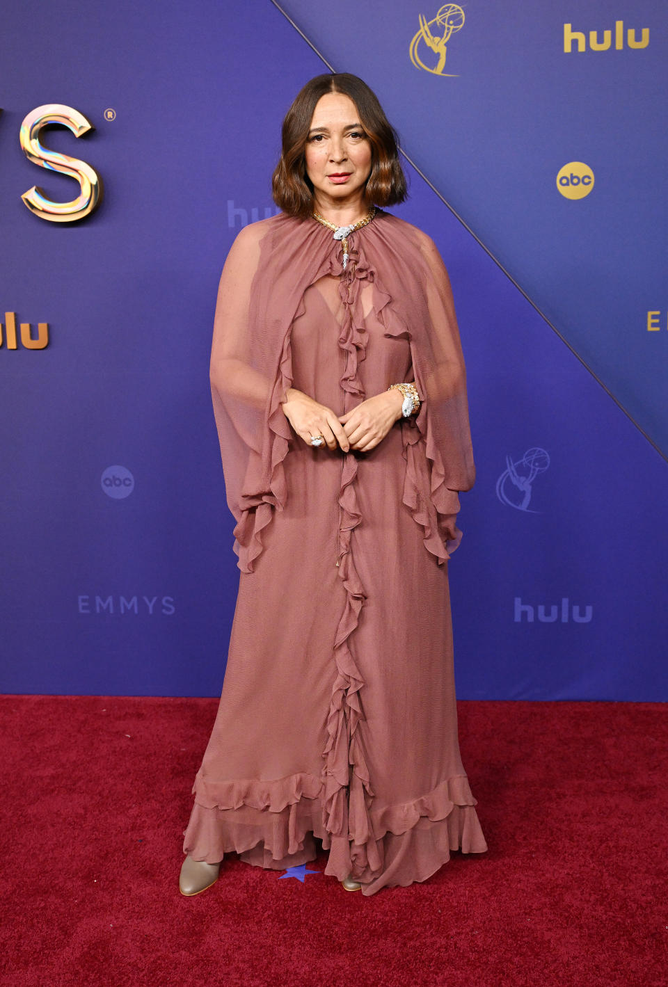 Maya Rudolph at the 76th Primetime Emmy Awards held at Peacock Theater on September 15, 2024 in Los Angeles, California. (Photo by Gilbert Flores/Variety via Getty Images)