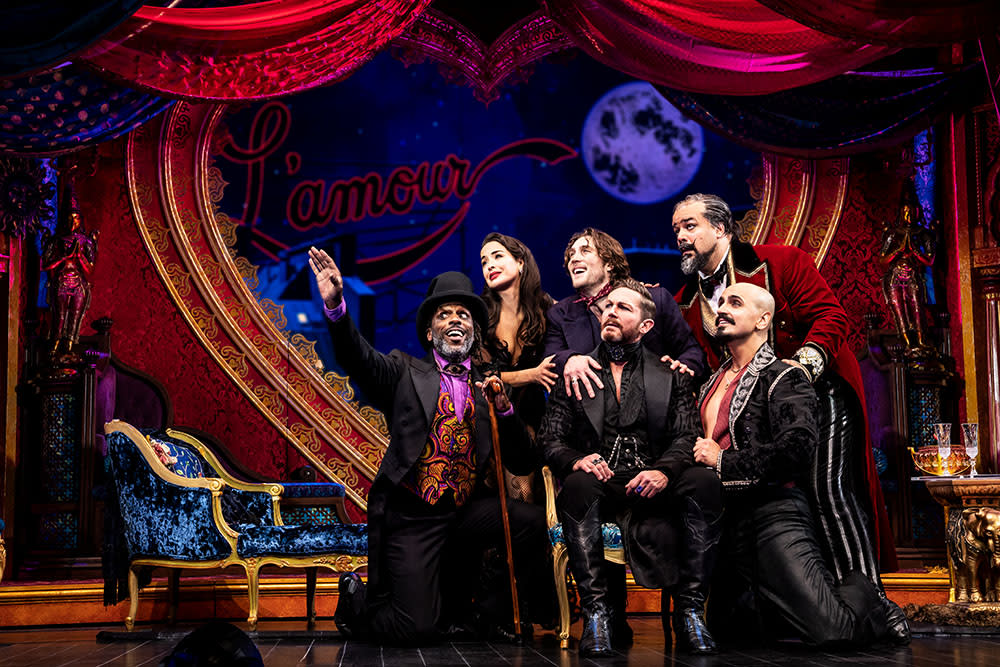 The cast of the North American Tour of Moulin Rouge! The Musical.