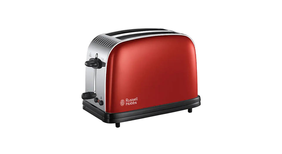 Russell Hobbs Colours Plus 2 Slice Flame Red Toaster