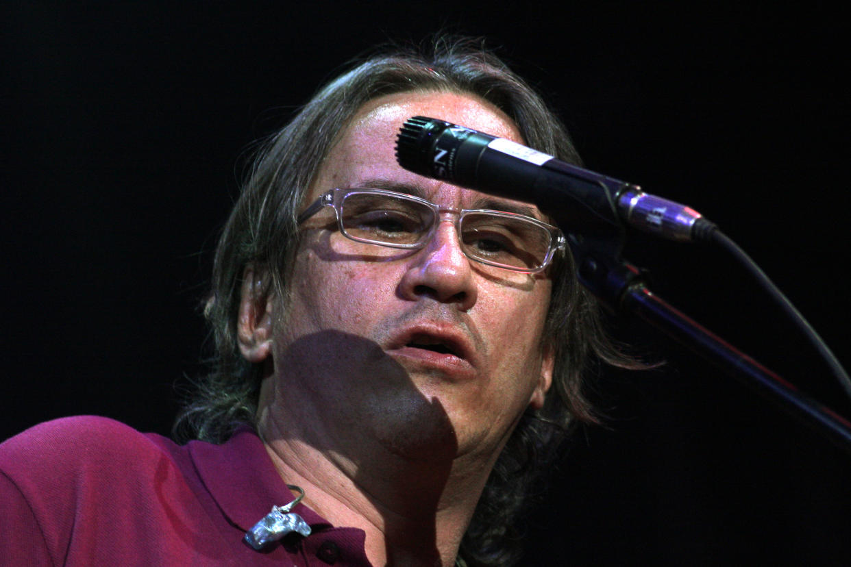 Horacio 'Marciano' Cantero fue el vocalista y fundador de la banda de rock argentina Enanitos Verdes.  (Foto de Alfredo Lopez/Jam Media/LatinContent via Getty Images).