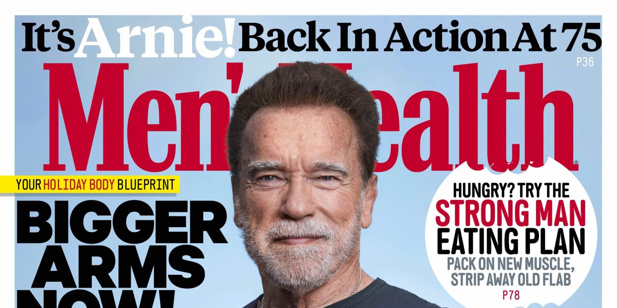 mens health arnie schwarzenegger arnold july issue