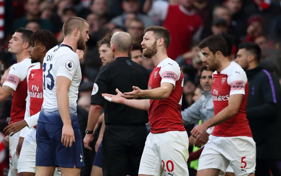 There was no shortage of passion in the North London derby in the league earlier this month - Getty Images Europe