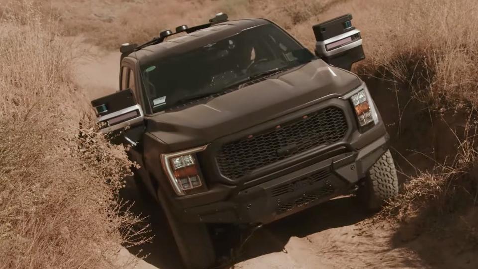 LiDAR-Equipped Ford F-150s Built for the Military Can Drive Themselves Anywhere photo