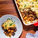 <p>This meatless, dairy-free take on shepherds pie is packed with veggies (mushrooms! celery! parsnips! butternut squash!) and loaded with flavour. It's also incredibly hearty, thanks to lentils. </p><p>Get the <a href="https://www.delish.com/uk/cooking/recipes/a31109995/vegan-shepherds-pie-recipe/" rel="nofollow noopener" target="_blank" data-ylk="slk:Vegan Shepherd's Pie;elm:context_link;itc:0;sec:content-canvas" class="link ">Vegan Shepherd's Pie</a> recipe.</p>