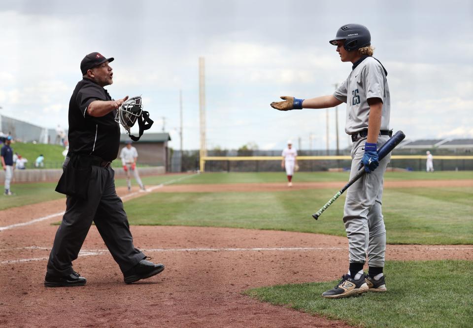 Juab and Juan Diego Catholic High School play for the 3A baseball championship at Kearns High on Saturday, May 13, 2023. Juab won 7-4. | Scott G Winterton, Deseret News