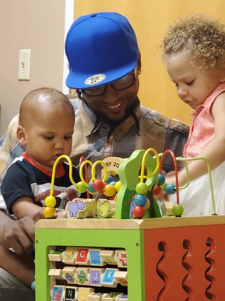 Corey Holland with his daughter Kamarie.