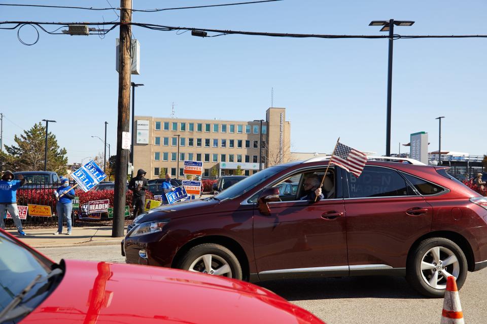 Early voters in Cleveland Ohio 2020