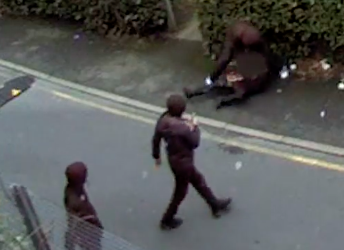 The woman was dragged to the ground (Picture: West Midlands Police)