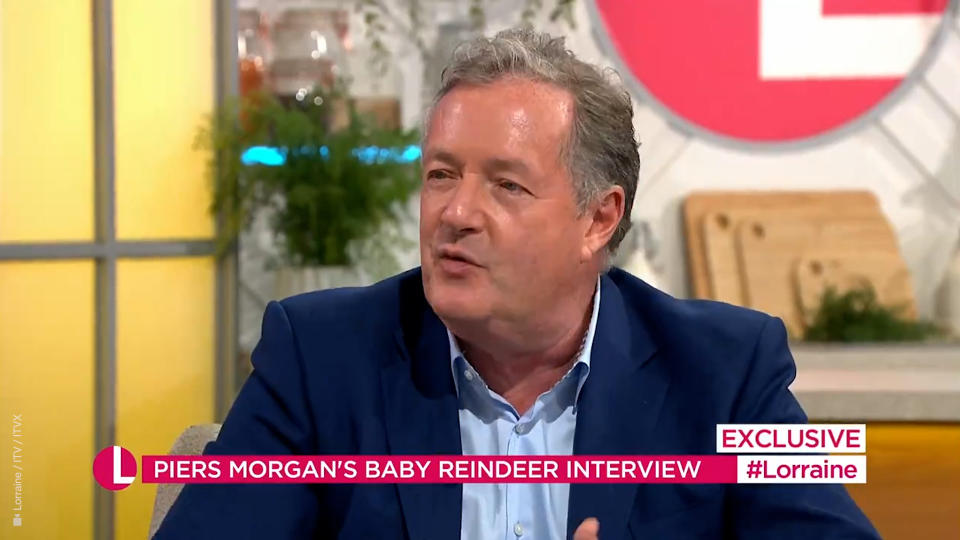 Piers Morgan wants to interview Richard Gadd now. (ITV screengrab)