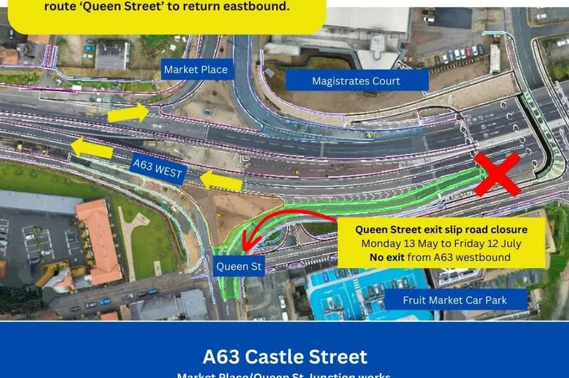 How the latest works on the A63 at Castle Street in Hull will impact motorists