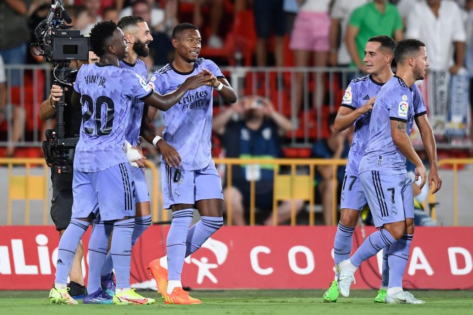 David Alaba scored the winner for Real Madrid with his first touch (AP Photo/Jose Breton) (AP)