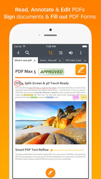 PDF Max Pro - #1 PDF app! 全功能 PDF 應用軟體，app說明由三嘻行動哇@Dr.愛瘋所提供