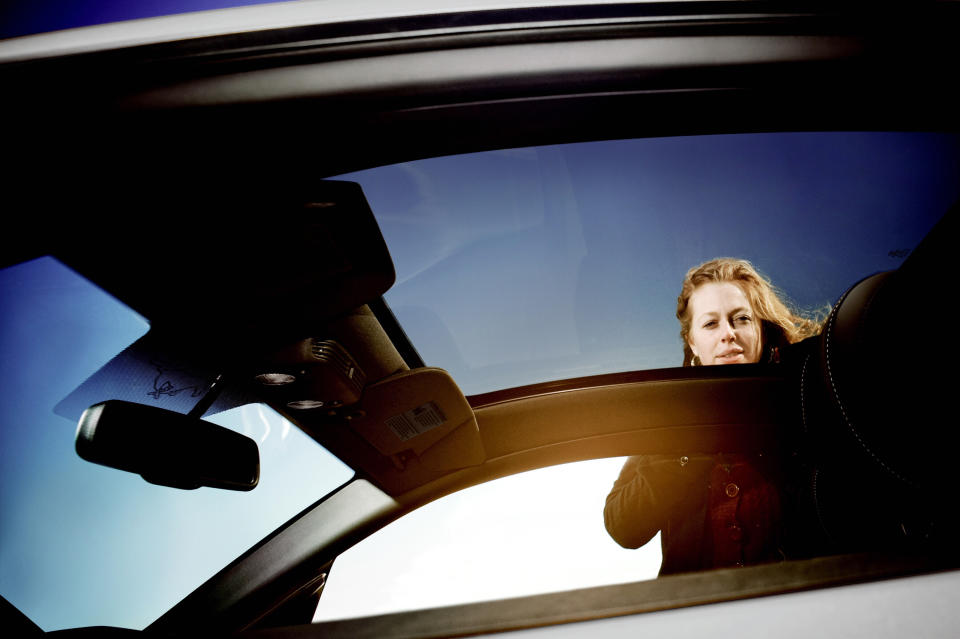 This undated publicity photo released by Ford shows a 2013 Ford Mustang with a laminated glass sunroof. To ensure a comfortable driving experience, the panoramic roof is made of tinted privacy glass which reduces both vehicle cool-down time and infrared energy. (AP Photo/Ford)