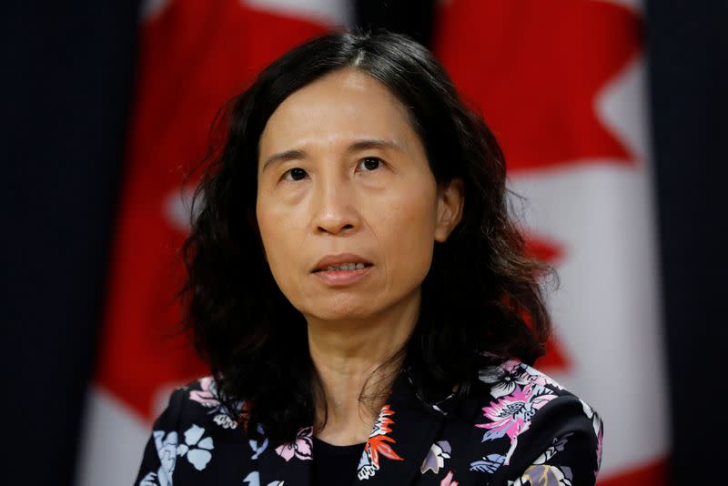 Canada's Chief Public Health Officer Dr. Theresa Tam provides a novel coronavirus update during a news conference in Ottawa