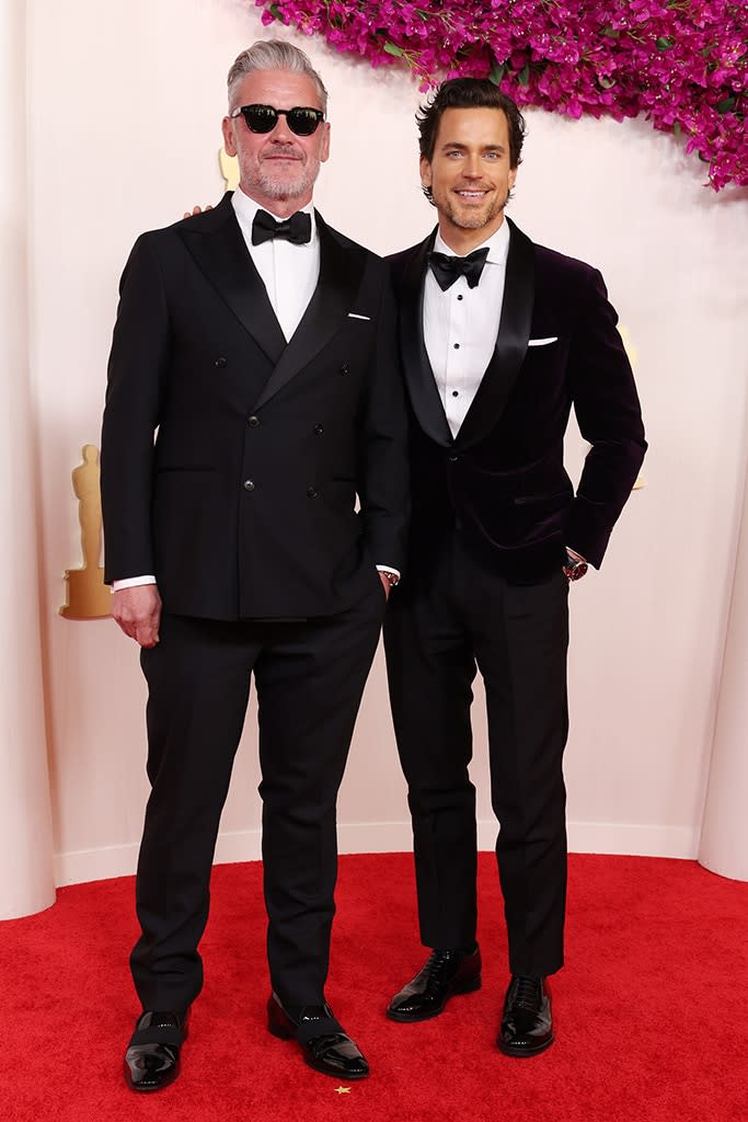 <p>Matt Bomer and Simon Halls</p>