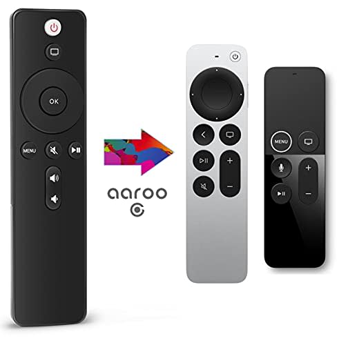 aarooGo Apple TV Replacement Remote Control with TV Power and Volume/Mute