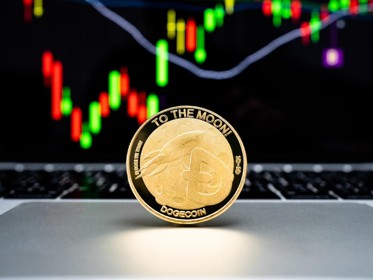 The price of dogecoin peaked in May but fell dramatically, losing around 75 per cent of its value by 22 June, 2021 (Getty Images)