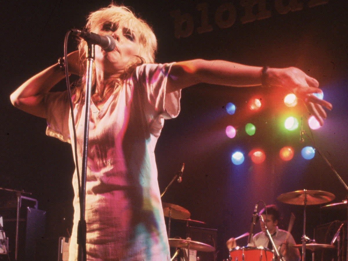 Blondie in 1977: Deborah Harry and co would in time conquer all before them (Getty)