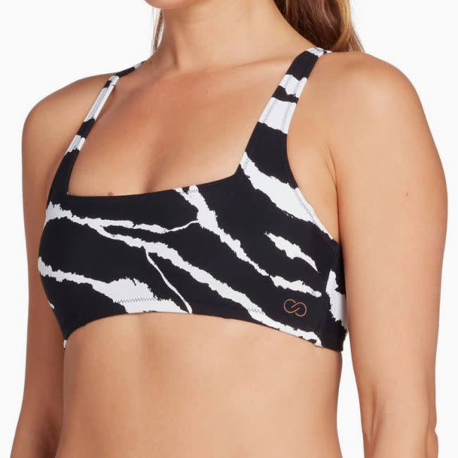 carrie underwood zebra print bikini top