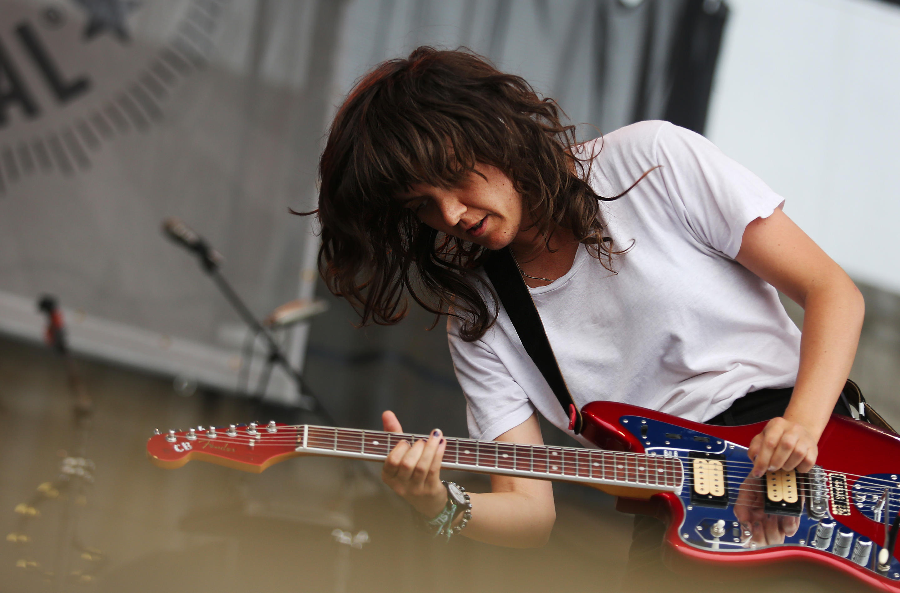 Courtney Barnett performs at the 2018 Newport Folk Festival.