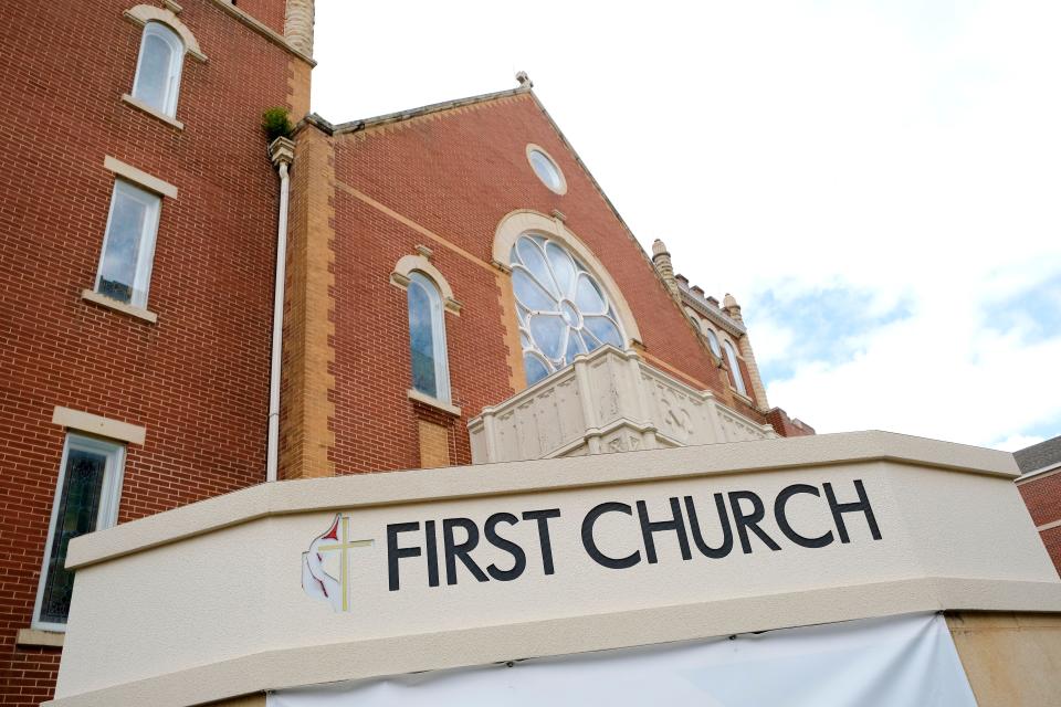 First United Methodist Church of Oklahoma City is seen Friday.