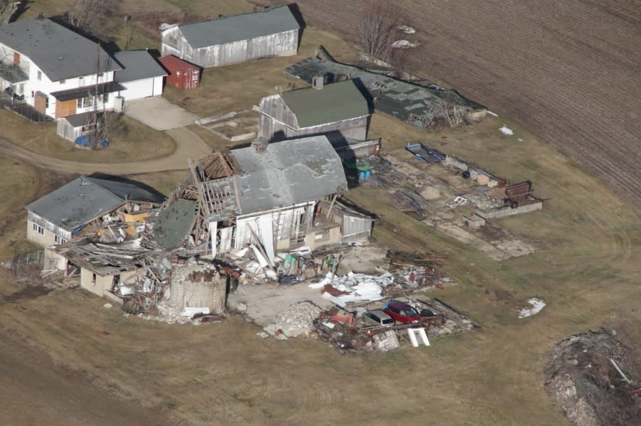 Rock County Wisconsin February tornado