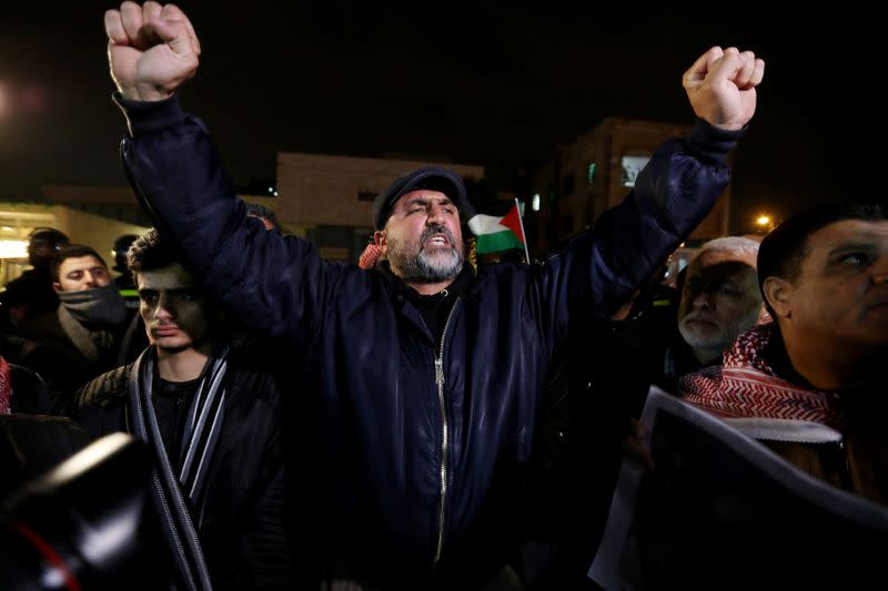 Protest near U.S. Embassy in Amman