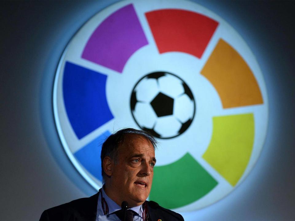 Javier Tebas, La Liga’s president, is trying to spread his league’s appeal (Getty)