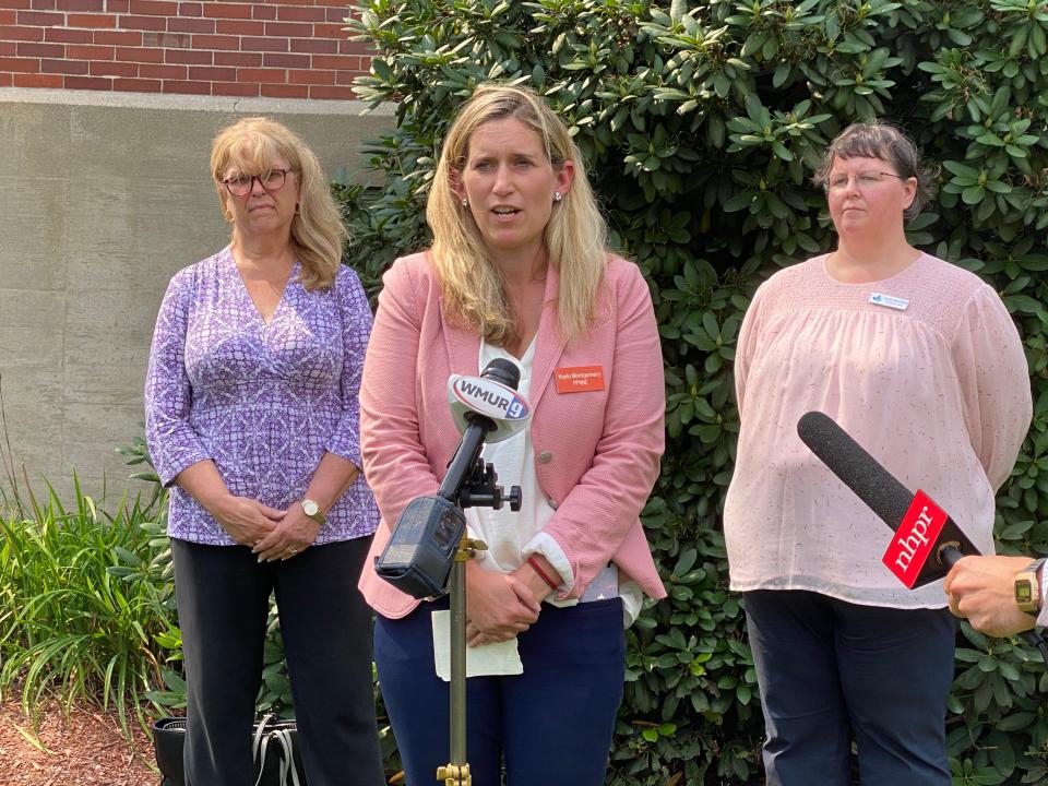 Dalia Vidunas, left, Kayla Montgomery and Sandi Denoncour.