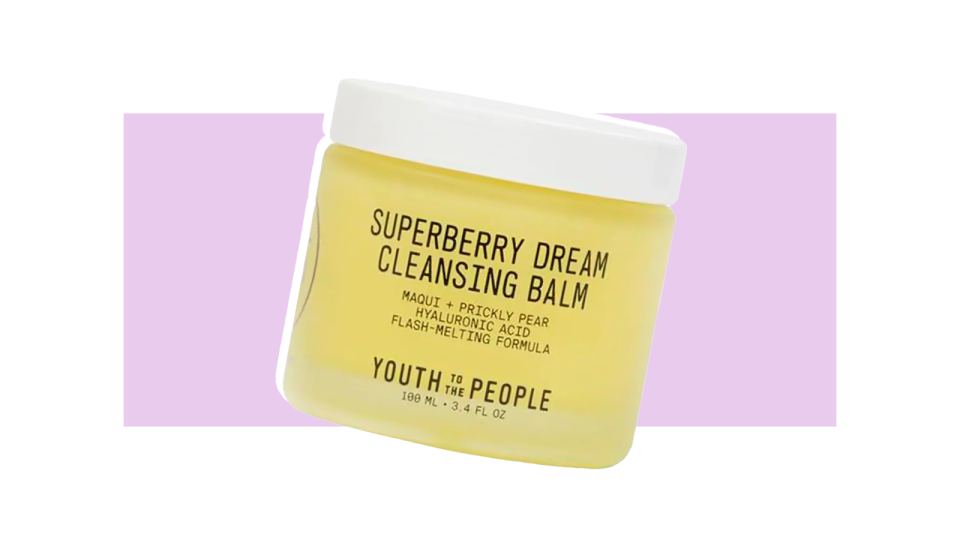 Tackle uneven skin texture with the Youth To The People Superberry Dream Cleansing Balm.