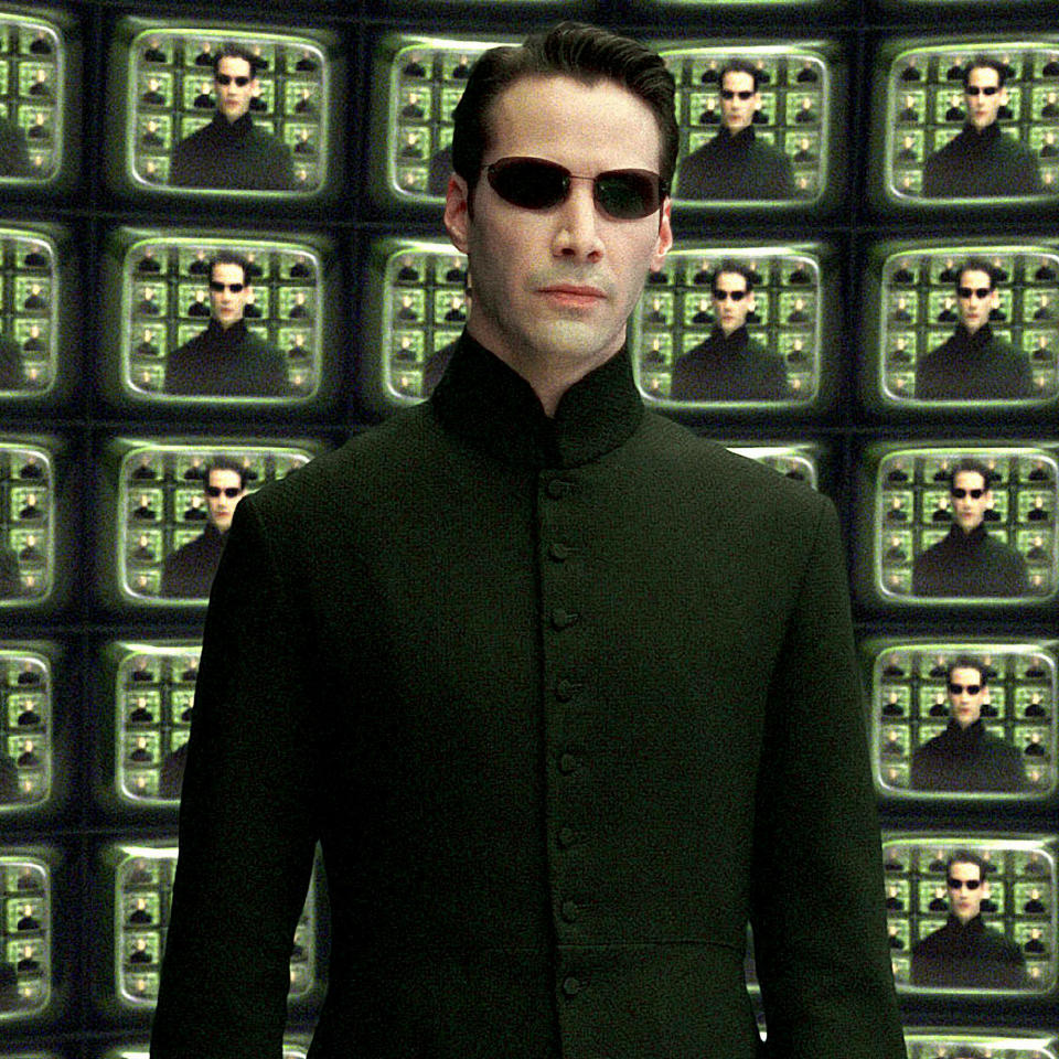 Keanu Reeves, The Matrix Reloaded, 2003 (AA Film Archive / Alamy)