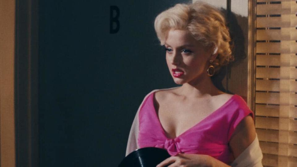 Blonde. Ana de Armas as Marilyn Monroe. Cr. Netflix © 2022